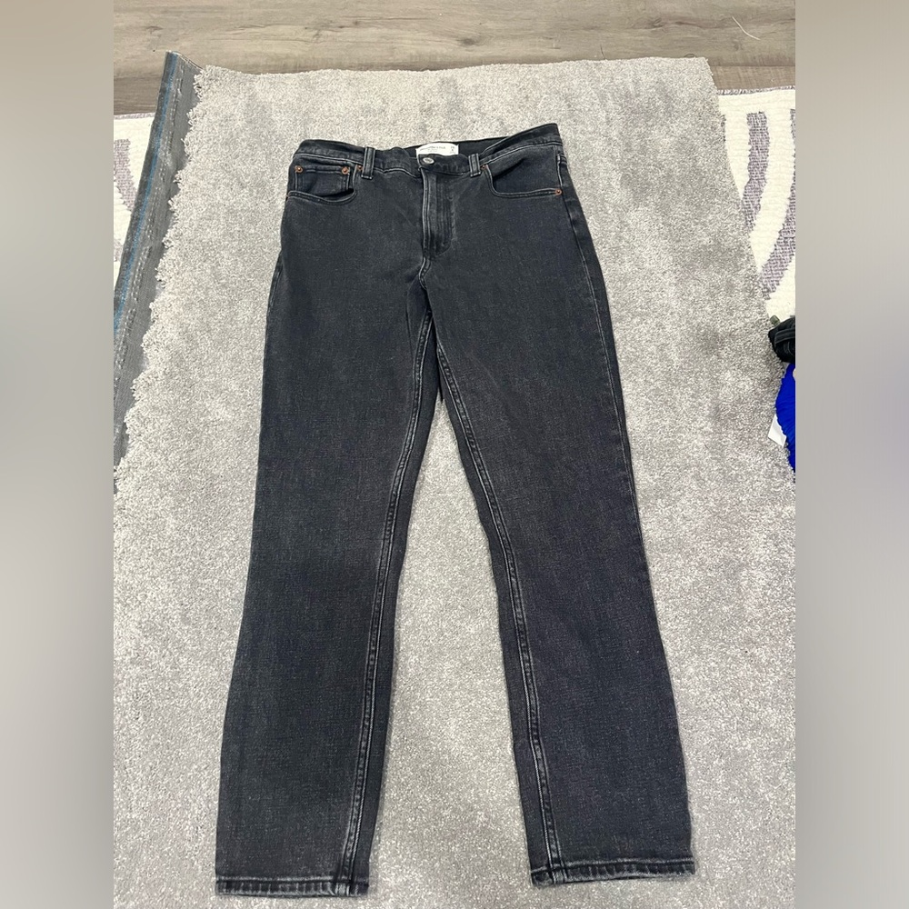 Abercrombie & fitch the skinny high rise Jean in black